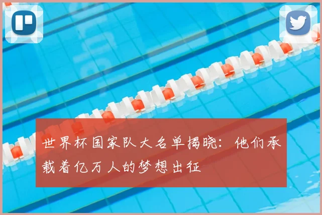 世界杯国家队大名单揭晓:他们承载着亿万人的梦想出征